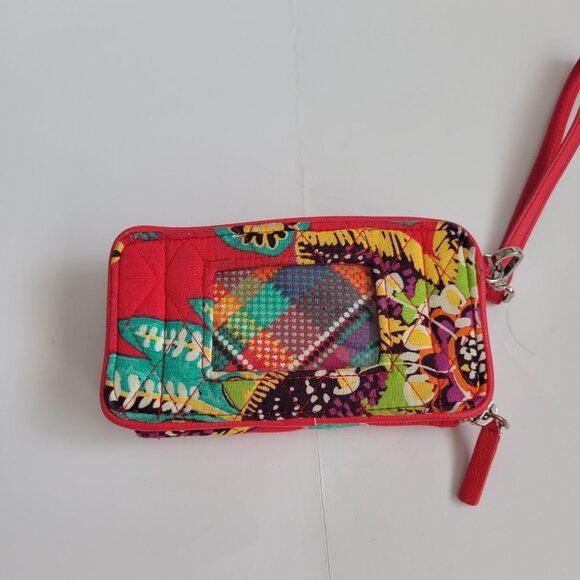 Vera Bradley Wallet Women's Rumba Pink Wristlet Small Pocket Book - Picture 2 of 7